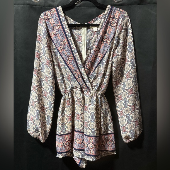 miami Pants - Miami Multicolor Patterned Jumpsuit